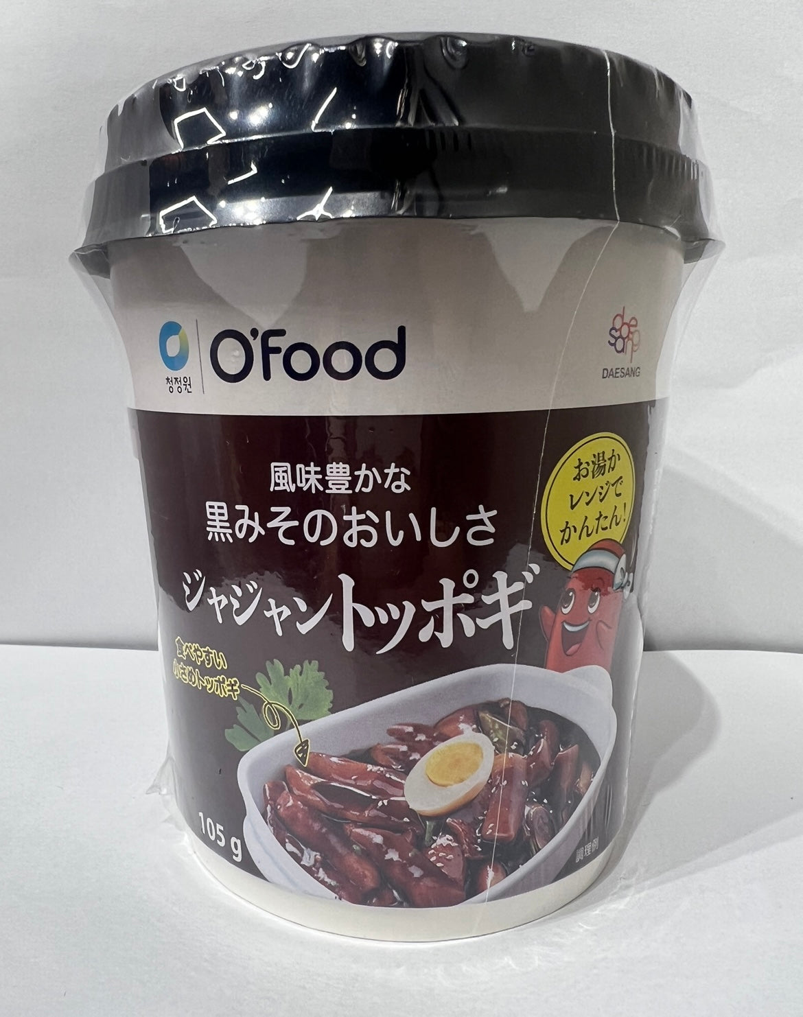 コリアンキッチン　9【Ofood】ジャジャントッポギ　黒味噌の美味しさ　–　105g　(韓国の食品やスイーツのオンラインショップ)