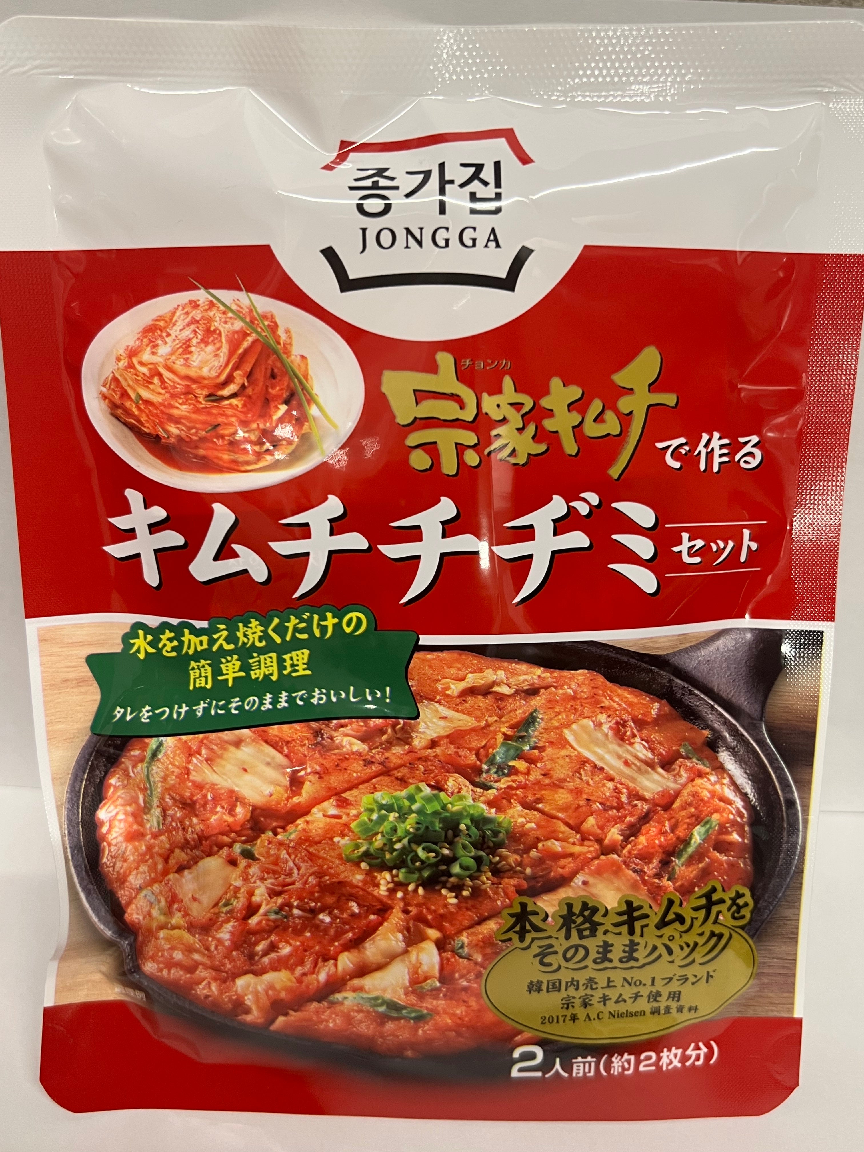 160g　199【宗家】キムチチヂミセット　(韓国の食品やスイーツのオンラインショップ)　–　コリアンキッチン