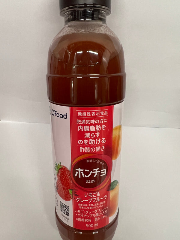 233【Ofood】ホンチョ いちご＆グレープフルーツ 500ml