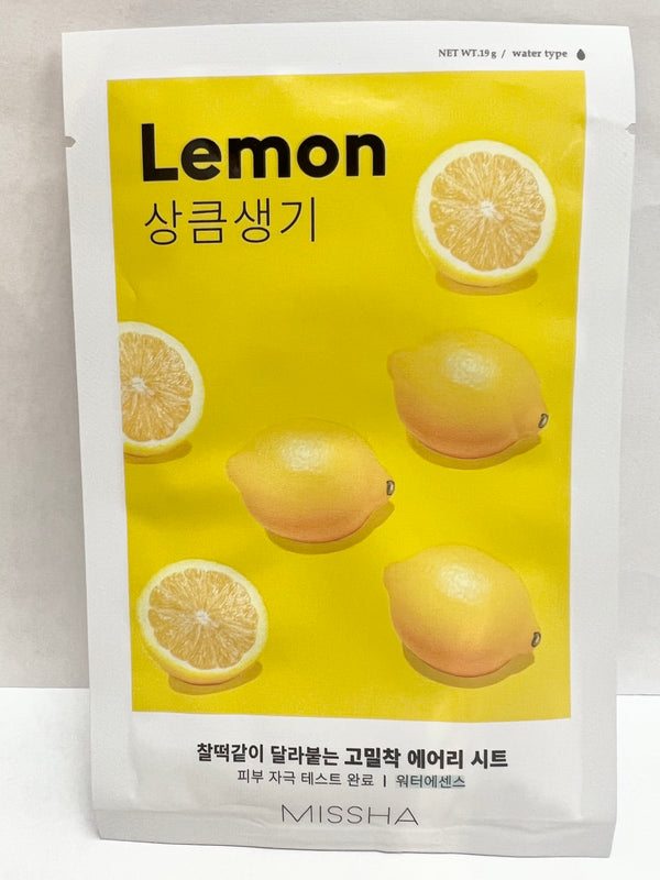 278【ミシャ】エアリーフィットシートマスク Lemon
